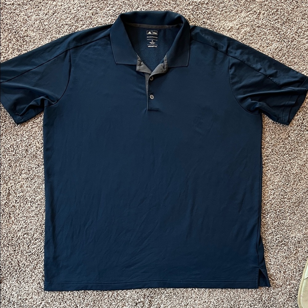adidas Dark Blue Polo Shirt